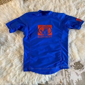 Body glove boys blue spf swim shirt surf shirt